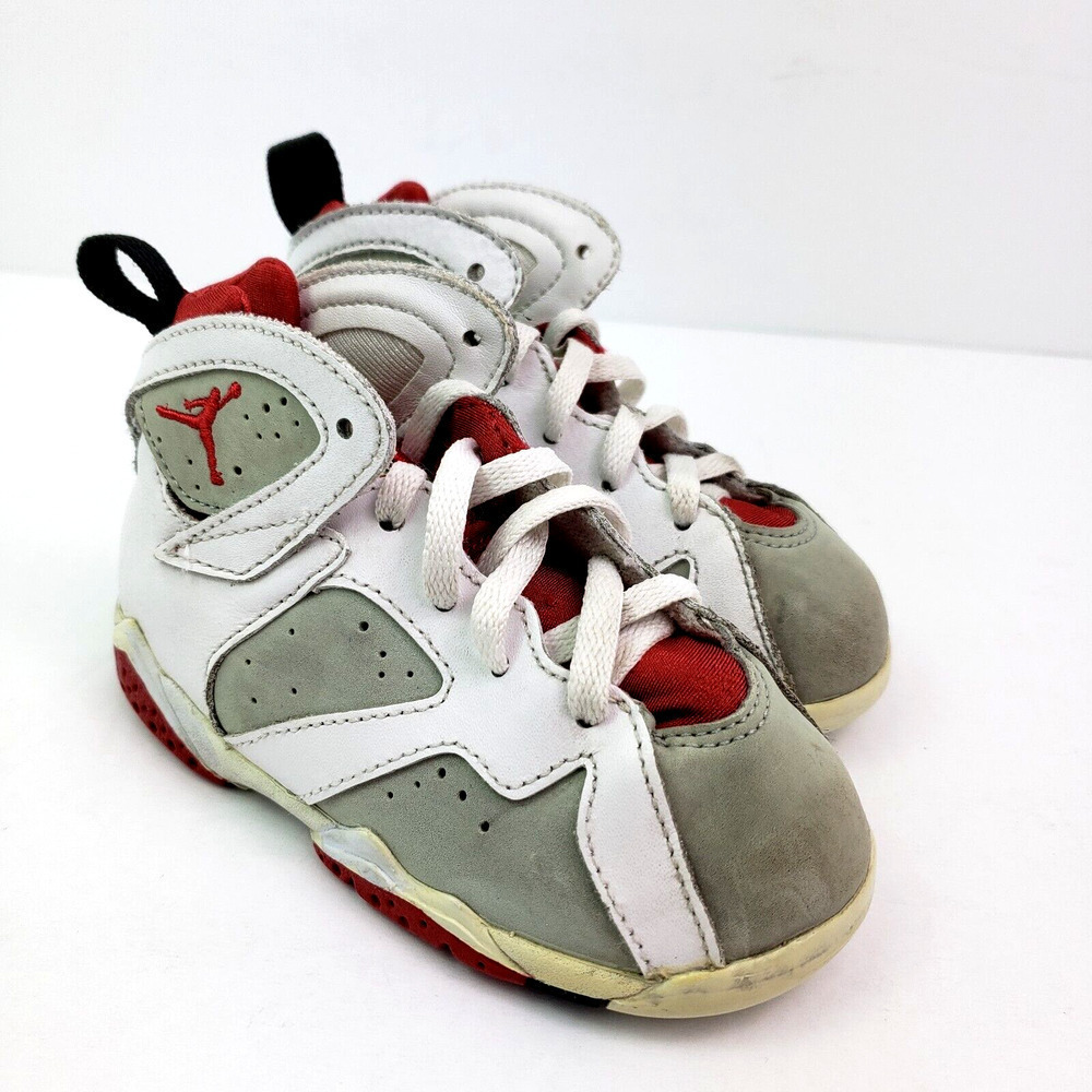 Nike Air Jordan VII 7 Hare Space Jam Retro Toddler Size 7c Sneaker Shoes